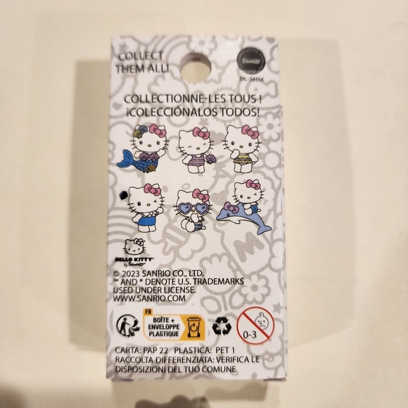 Loungefly Hello Kitty Glitter Mermaid Blind Box Enamel Pin Sailor Opened - Picture 5 of 10
